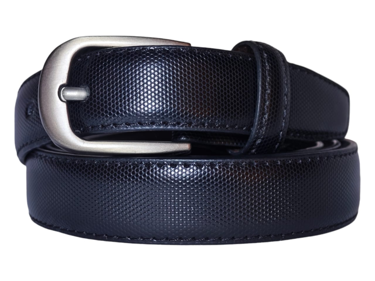 PU leather belt finish view 4
