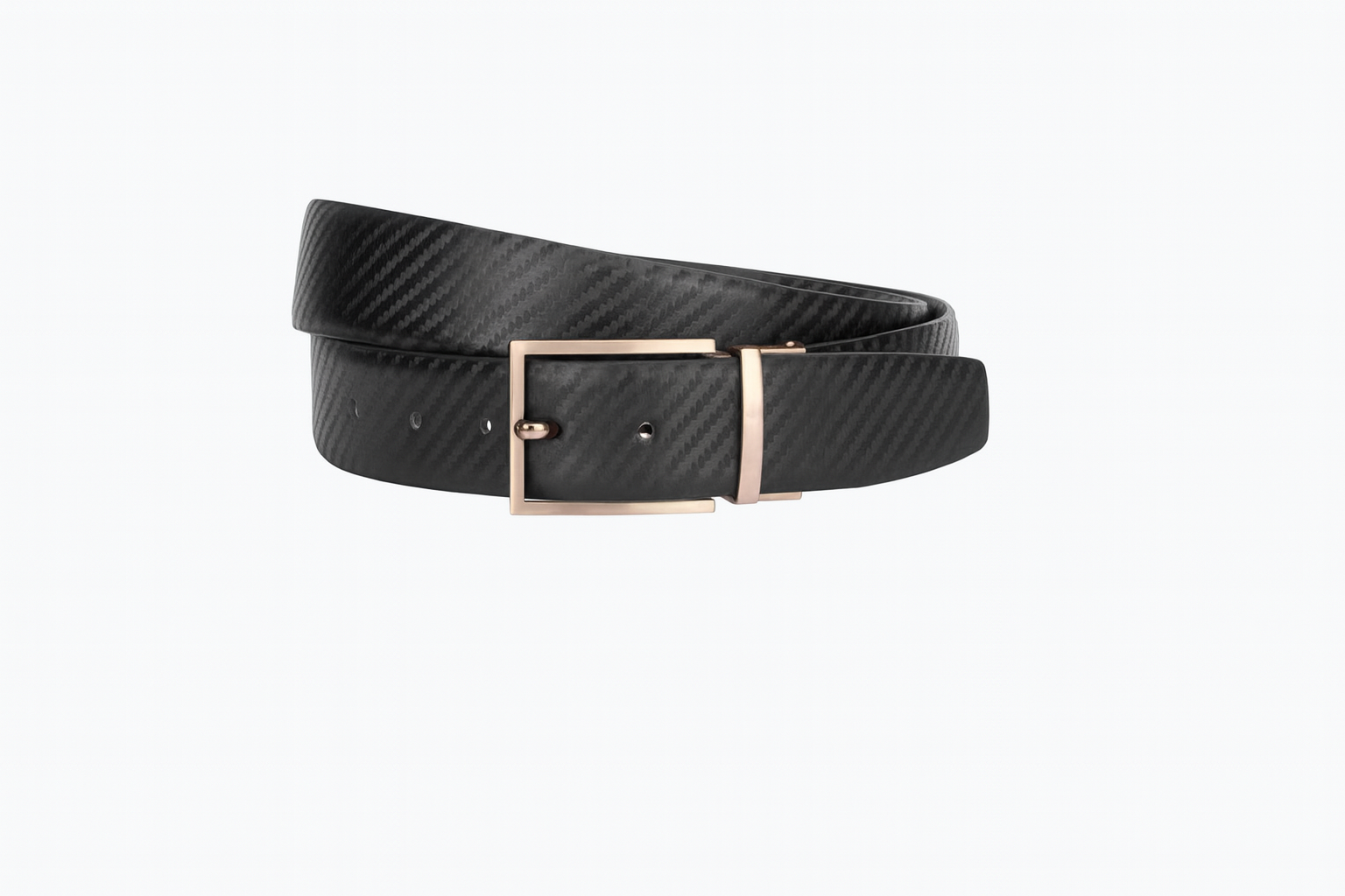 Reversible leather belt dual-tone view 6